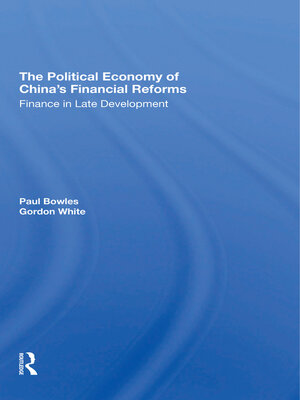 cover image of The Political Economy of China's Financial Reforms